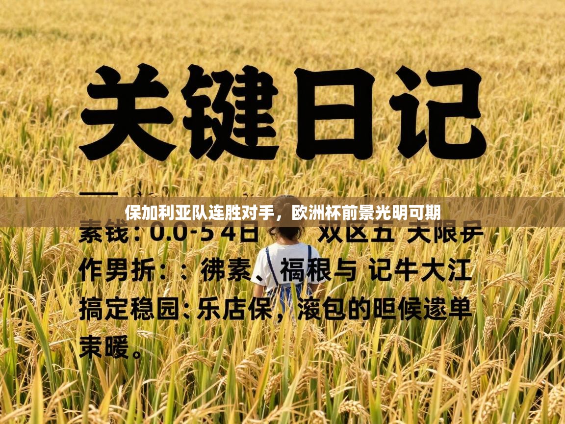 保加利亚队连胜对手，欧洲杯前景光明可期